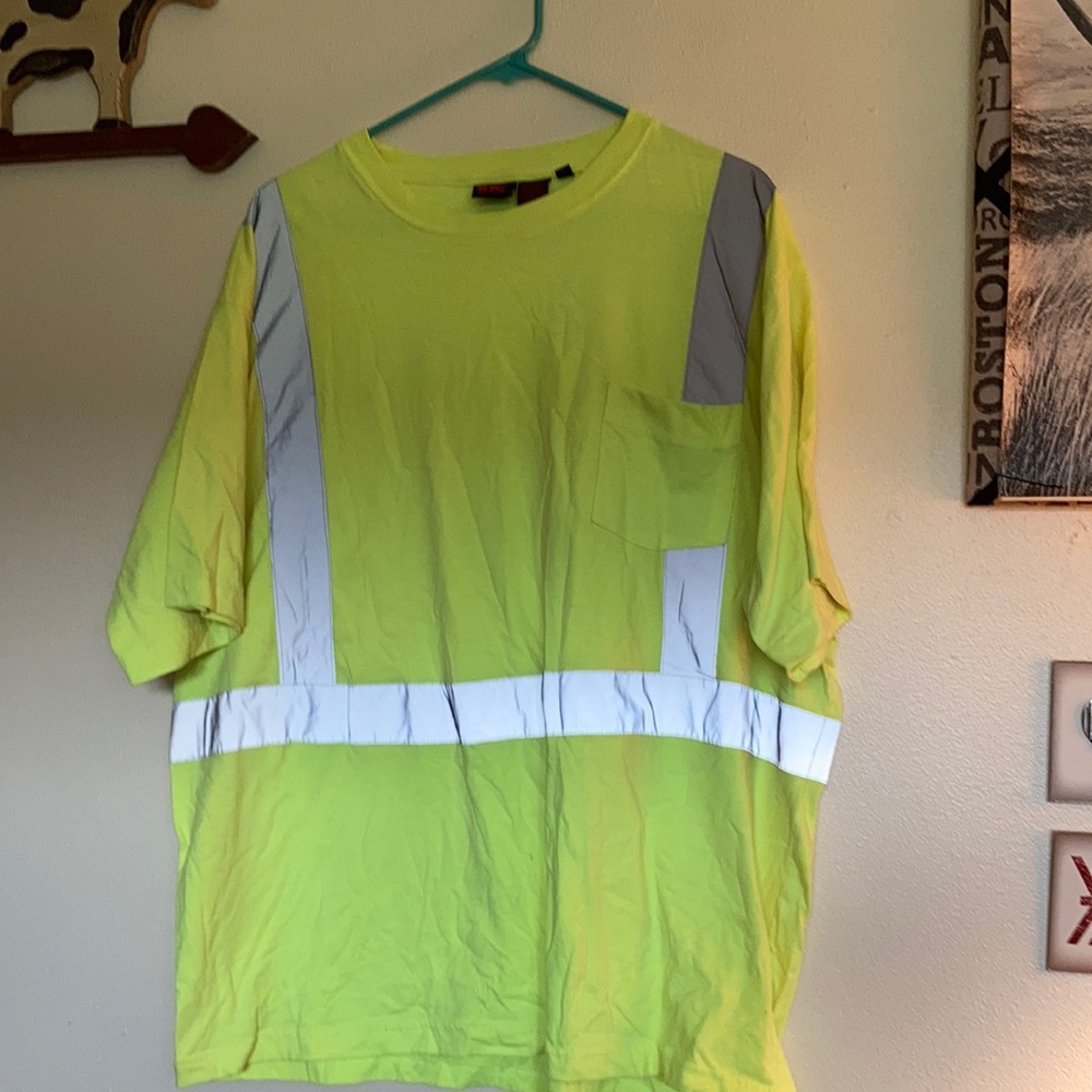 Red River neon yellow with silver reflective 2X